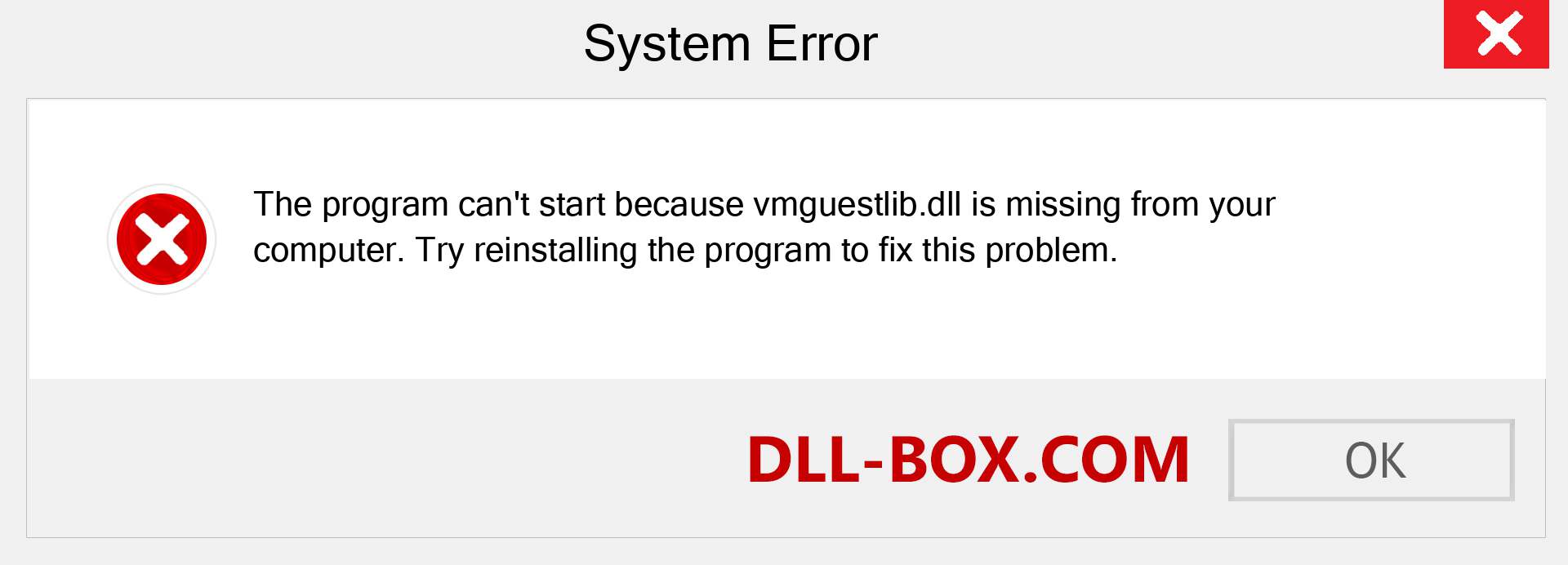  vmguestlib.dll file is missing?. Download for Windows 7, 8, 10 - Fix  vmguestlib dll Missing Error on Windows, photos, images